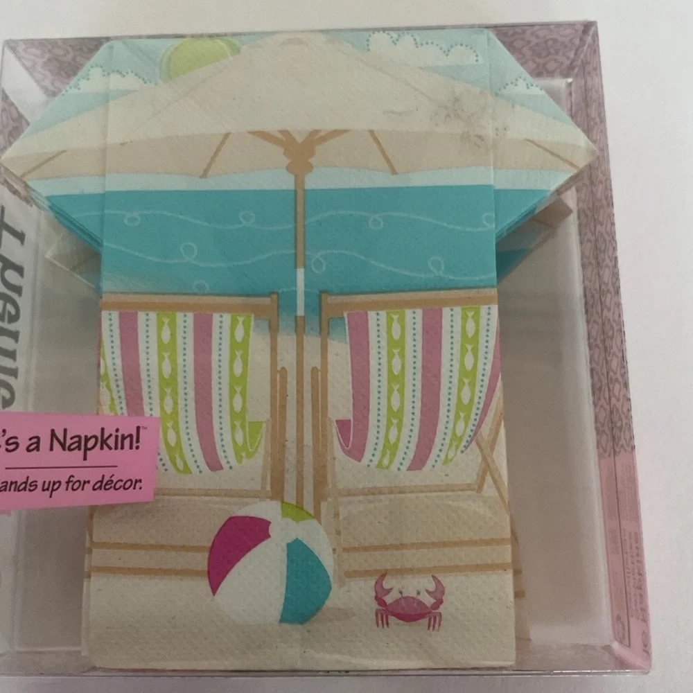Theme Naps Party Napkins Beach Theme NWT